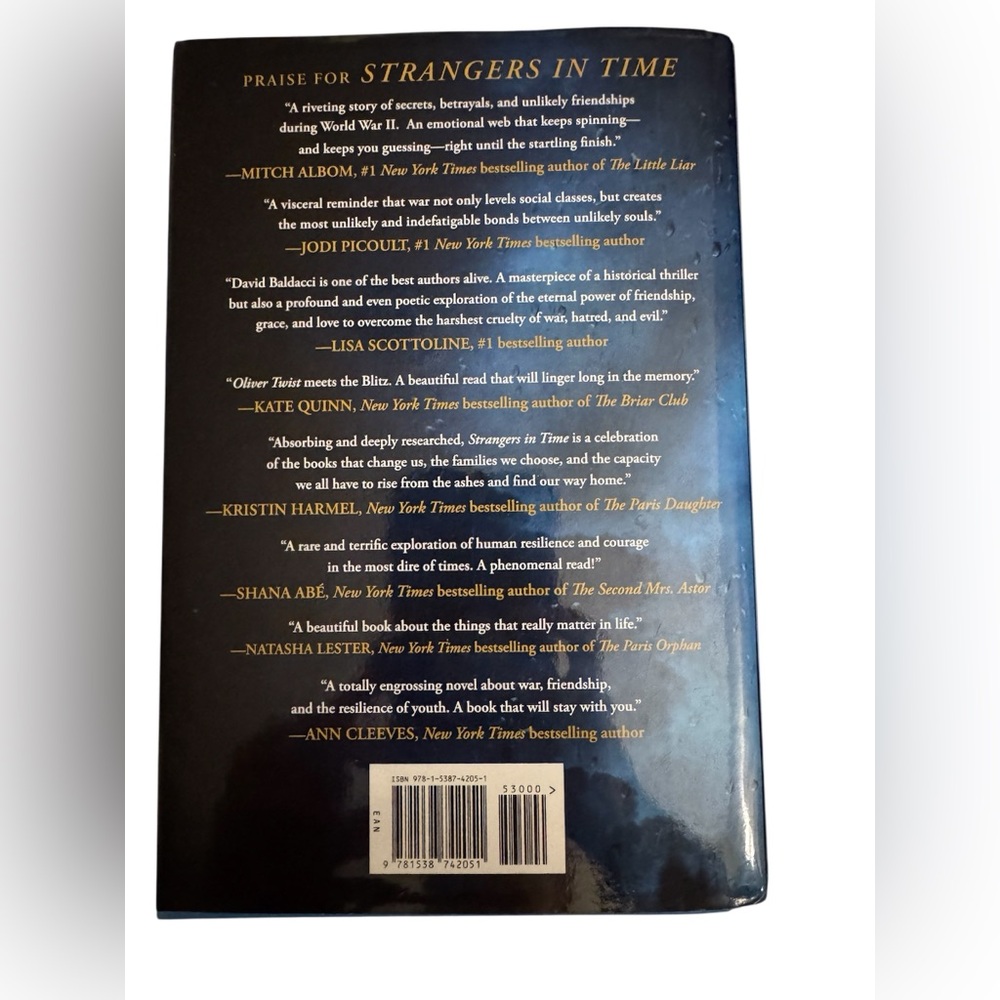 DAVID BALDACCI STRANGERS IN TIME - Picture 2 of 6